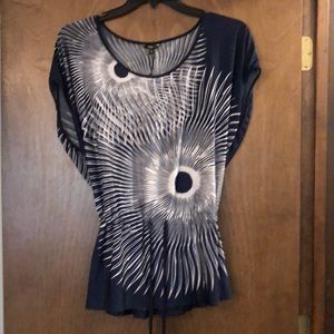 Geometric print blouse